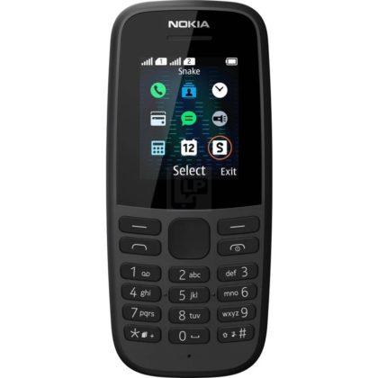 Mobile Phone Nokia 105 Unlocked Dual Sim Black Under €25