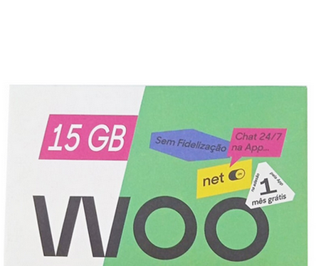 WOO 15gb Internet SIM card for 1 month