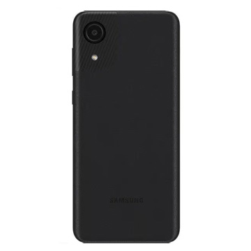 Samsung Galaxy A03 Core Black Back View