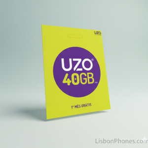 UZO Sim Card 40GB APPs + 1000 Minutes – 1 Month