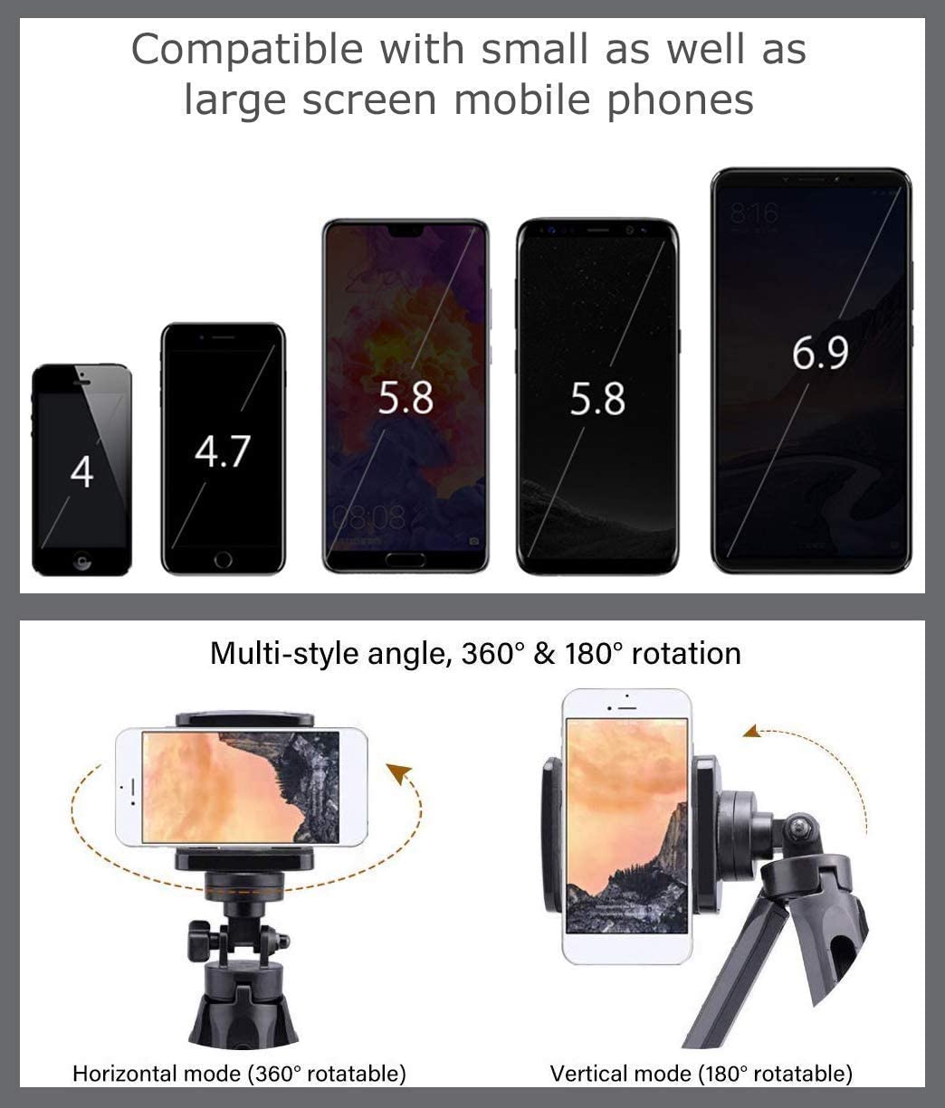 LisbonPhones 360 Degree Rotation Mini Tripod Support -7