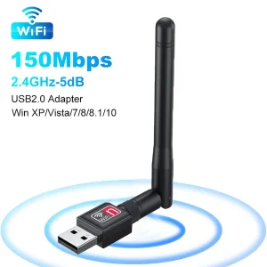 USB WiFi Adapter 2.4GHz with Antenna