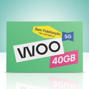 Buy Internet Woo SIM Card 40GB Data+500 Min for 1 Month