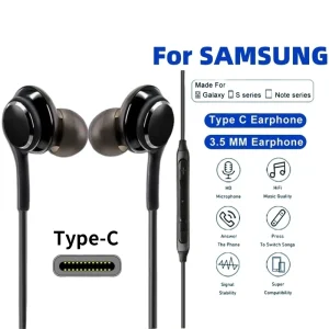 Type-C Wired Headphones For Mobile Phones