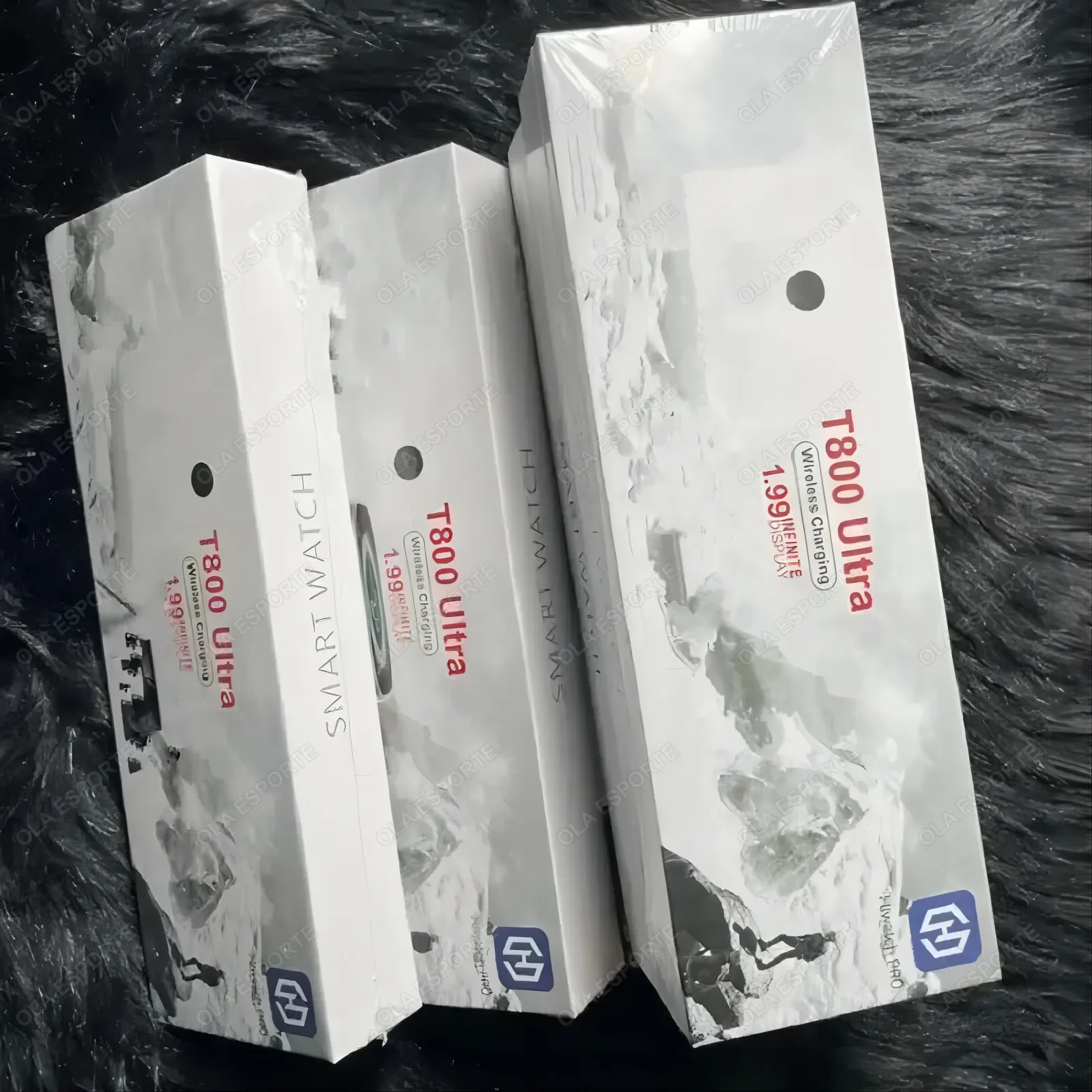 Wholesale T800 Ultra Smart Watch Men 49mm Series 8 AMOLED Screen NFC Compass Waterproof For Apple Watch IWO Ultra 9 Smartwatch