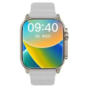 T800 Ultra Smart Watch Men 49mm Series 8 - Siliver, Original