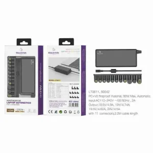 Universal Laptop Charger with 11 Tips 90W